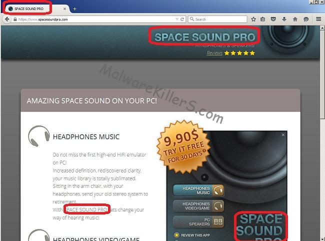 Сайт Spacesoundpro.com