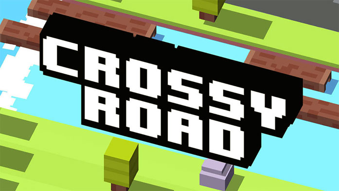 Приветствие в игре Crossy Road 