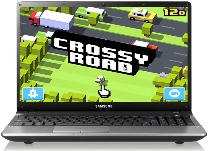 Crossy Road на компьютере