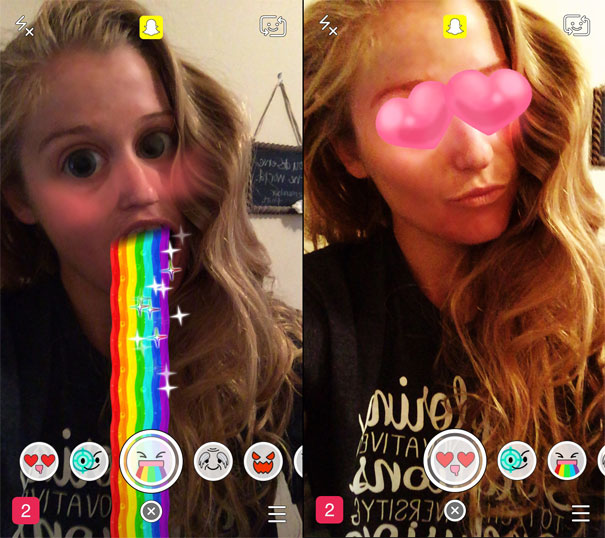 Аналог Msqrd - Lenses Snapchat