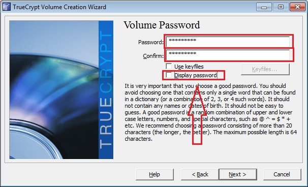 Display Password